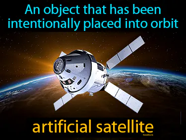 An object that has been intentionally placed into orbit