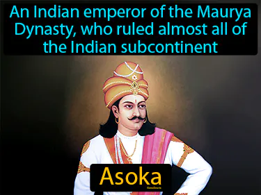 an Indian emperor of the Maurya Dynasty, who ruled almost all of the Indian subcontinent