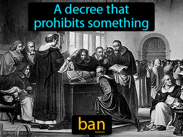 a decree that prohibits something