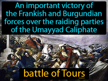 An important victory of the Frankish and Burgundian forces over the raiding parties of the Umayyad Caliphate