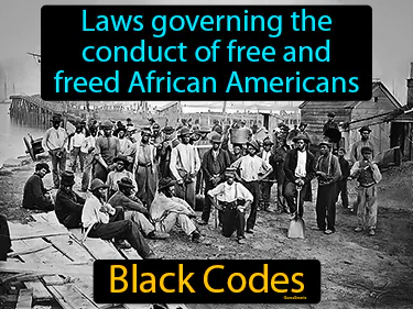 laws governing the conduct of free and freed African Americans