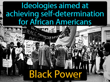 ideologies aimed at achieving self-determination for African Americans