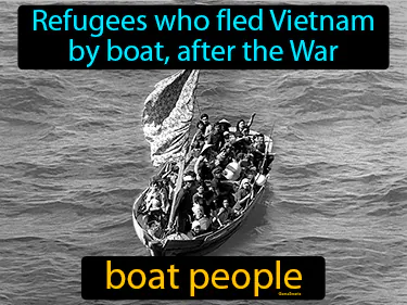 refugees who fled Vietnam by boat, after the War