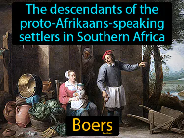 The descendants of the proto-Afrikaans-speaking settlers in Southern Africa