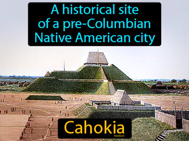 A historical site of a pre-Columbian Native American city