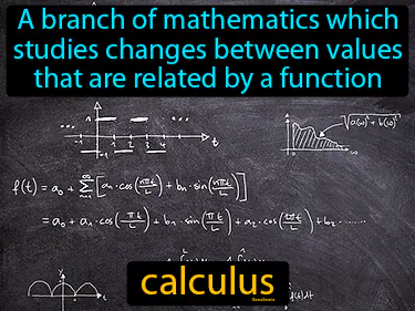 A branch of mathematics which studies changes between values that are related by a function