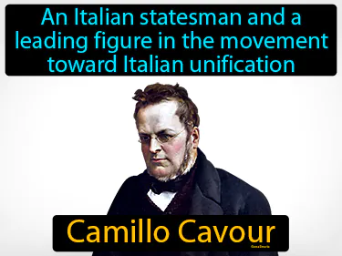 An Italian statesman and a leading figure in the movement toward Italian unification
