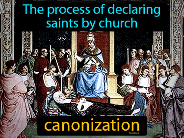 the process of declaring saints by church