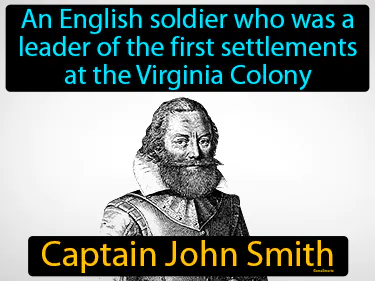 an English soldier who was a leader of the first settlements at the Virginia Colony