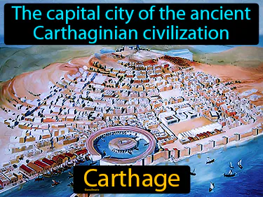 the capital city of the ancient Carthaginian civilization