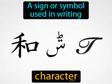a sign or symbol used in writing