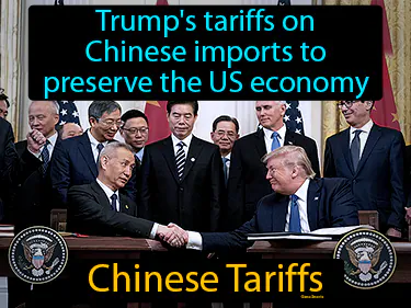 Trump's tariffs on Chinese imports to preserve the US economy