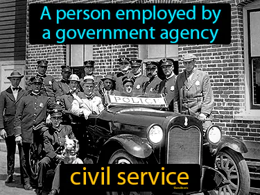 a person employed by a government agency