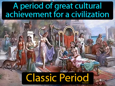 a period of great cultural achievement for a civilization