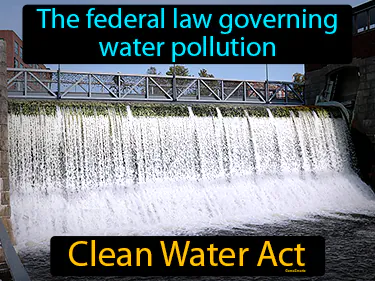 the federal law governing water pollution