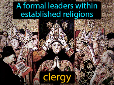 A formal leaders within established religions