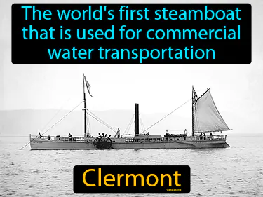 the world's first steamboat that is used for commercial water transportation
