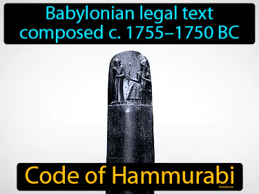 Babylonian legal text composed c. 1755–1750 BC