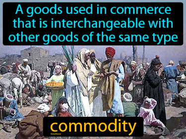 a goods used in commerce that is interchangeable with other goods of the same type