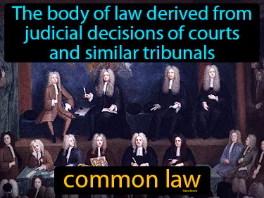 The body of law derived from judicial decisions of courts and similar tribunals