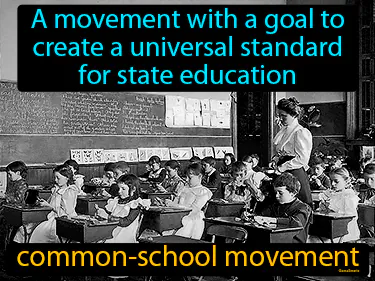 a movement with a goal to create a universal standard for state education