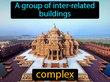a group of inter-related buildings