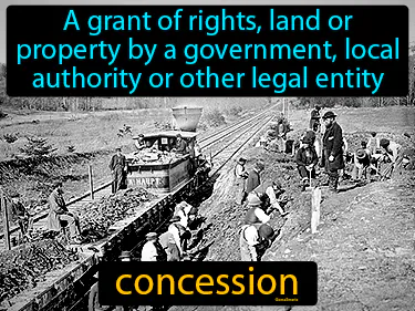 A grant of rights, land or property by a government, local authority or other legal entity
