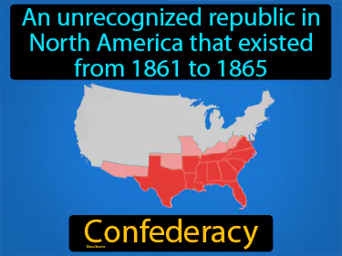 an unrecognized republic in North America that existed from 1861 to 1865