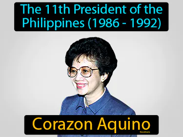 the 11th President of the Philippines (1986 - 1992)