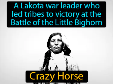 a Lakota war leader who led tribes to victory at the Battle of the Little Bighorn