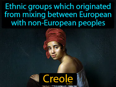 ethnic groups which originated from mixing between European with non-European peoples
