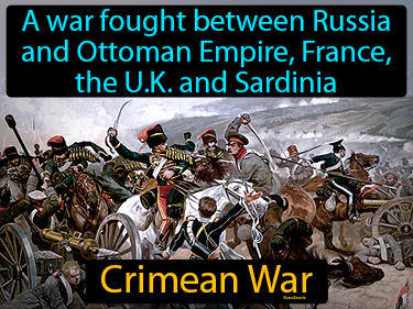 A war fought between Russia and Ottoman Empire, France, the United Kingdom and Sardinia