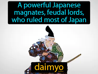 a powerful Japanese magnates, feudal lords, who ruled most of Japan