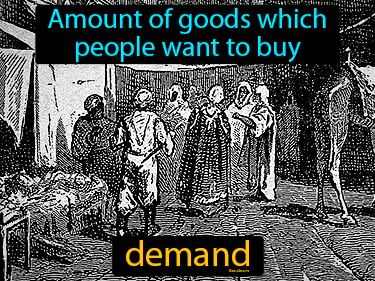 amount of goods which people want to buy