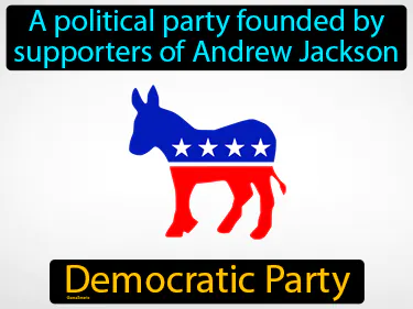 a political party founded by supporters of Andrew Jackson