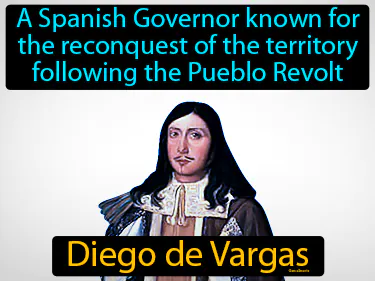 a Spanish Governor known for the reconquest of the territory following the Pueblo Revolt