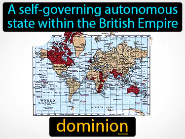 a self-governing autonomous state within the British Empire