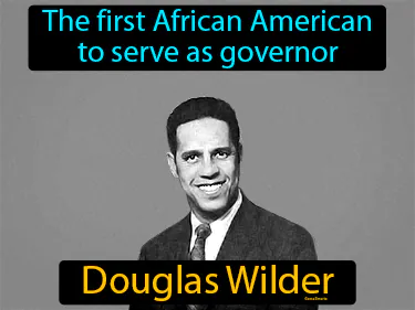 the first African American to serve as governor