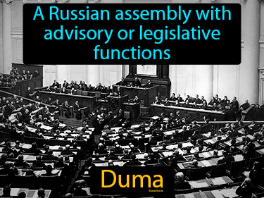 a Russian assembly with advisory or legislative functions