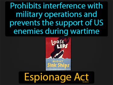 prohibits interference with military operations and prevents the support of US enemies during wartime