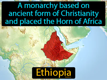 A monarchy based on ancient form of Christianity and placed the Horn of Africa
