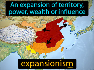 An expansion of territory, power, wealth or influence
