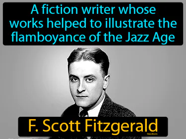 a fiction writer whose works helped to illustrate the flamboyance of the Jazz Age