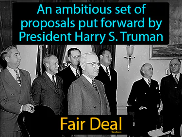an ambitious set of proposals put forward by President Harry S. Truman