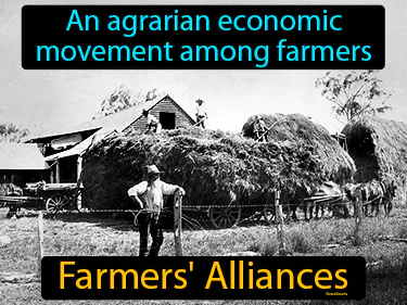 an agrarian economic movement among farmers