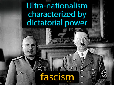 ultra-nationalism characterized by dictatorial power