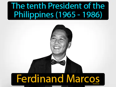 the tenth President of the Philippines (1965 - 1986)