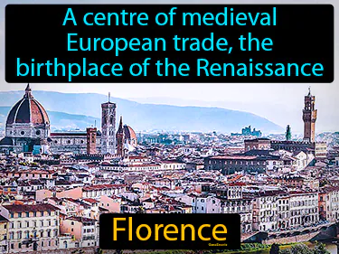 A centre of medieval European trade, the birthplace of the Renaissance