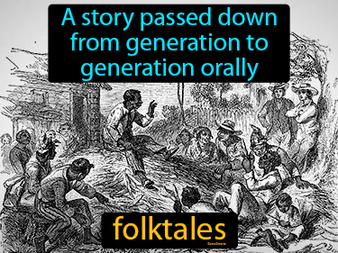 a story passed down from generation to generation orally
