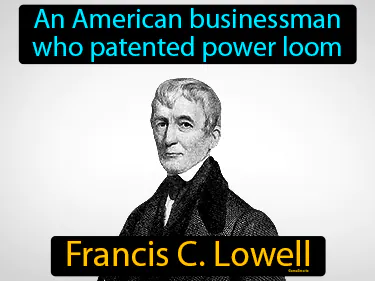 an American businessman who patented power loom